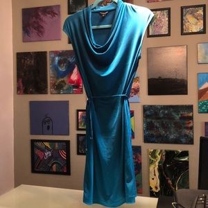 Beautiful Blue Cap Sleeve Dress